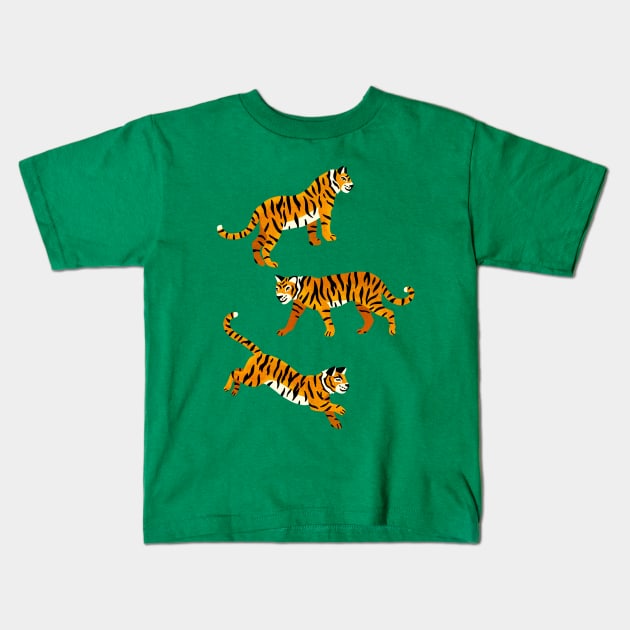 Bengal Tigers Kids T-Shirt by TigaTiga